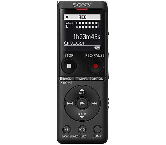 Sony Stereofonní diktafon ICD-UX570 - 4 GB (ICDUX570B.CE7) + DOPRAVA ZDARMA