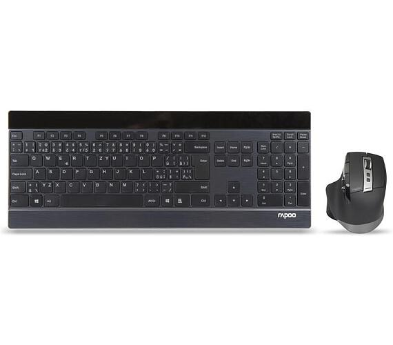 Rapoo set klávesnice a myš 9900M multi-mode bezdrátový ultra-slim CZ/SK