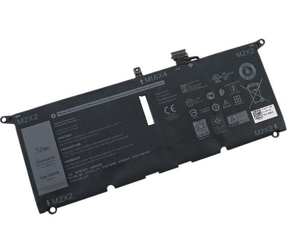 Dell XPS 13 9370 Baterie do Laptopu ( DXGH8 0H754V alternative) 7,4V 52Wh + DOPRAVA ZDARMA