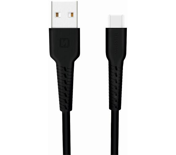 Swissten USB / USB-C 1,0 M ČERNÝ