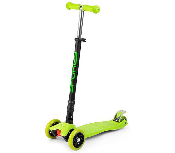 Spokey PLIER Skládací tříkolka dětská se svítícími kolečky