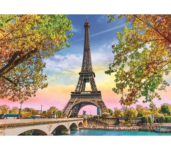 TREFL Puzzle Romantická Paříž 500 dílků 48x34cm v krabici 40x26,5x4,5cm
