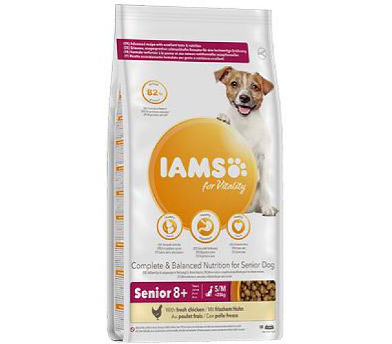 IAMS Dog Senior Small&Medium Chicken 3kg