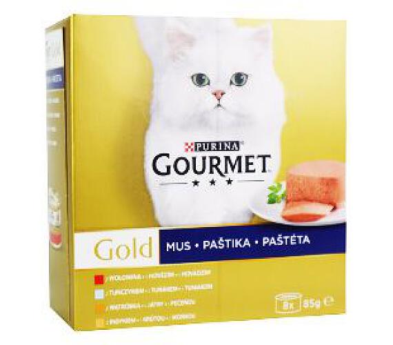 Purina Gourmet Gold konz. kočka paštiky pack 8x85g