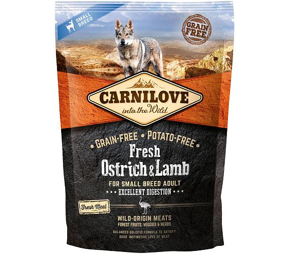 Carnilove Dog Fresh Ostrich&Lamb for Small Breed 1.5kg