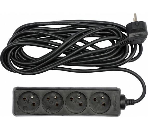 Kabel prodlužovací 3 m 4 zásuvky TOYA