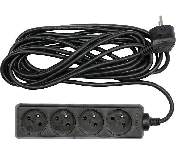 Kabel prodlužovací 5 m 4 zásuvky TOYA