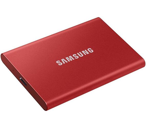 Samsung T7 / 2TB / SSD / Externí / 2.5" / Červená / 3R (MU-PC2T0R/WW)