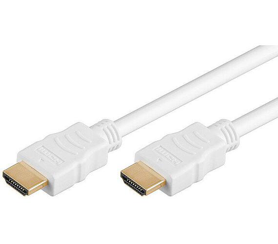PREMIUMCORD vysokorychlostní HDMI kabel s Ethernetem bílý 15m