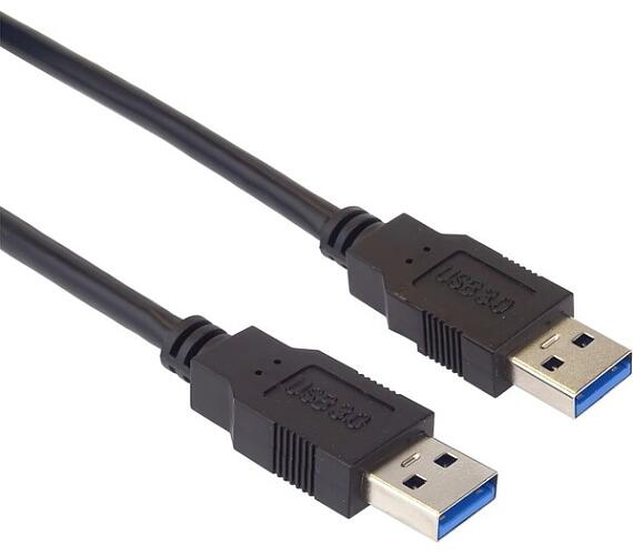 PREMIUMCORD kabel USB 3.0 male - USB 3.0 A male 5Gbps 2 m černá
