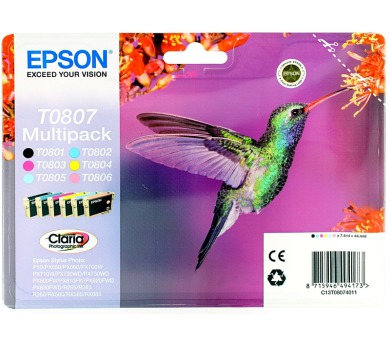 Epson T0807 originální - CMYK + DOPRAVA ZDARMA