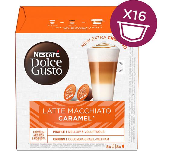 NESCAFÉ® Dolce Gusto® Latte Macchiato Caramel kávové kapsle 16 ks