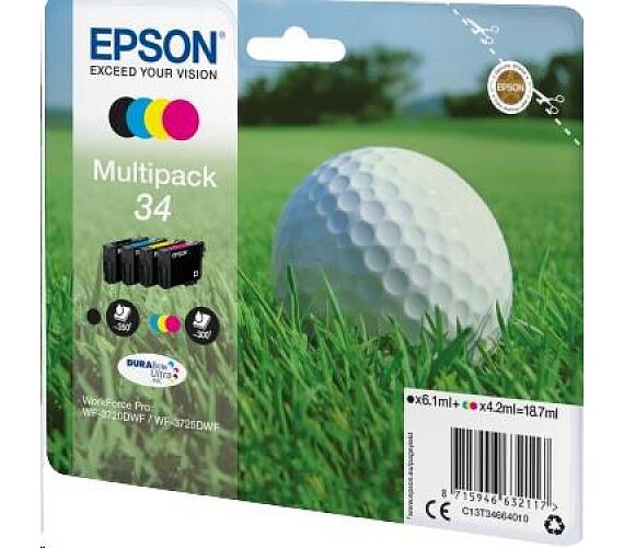 Epson ink Multipack 4-colours "Golf" 34 DURABrite Ultra Ink (C13T34664010)