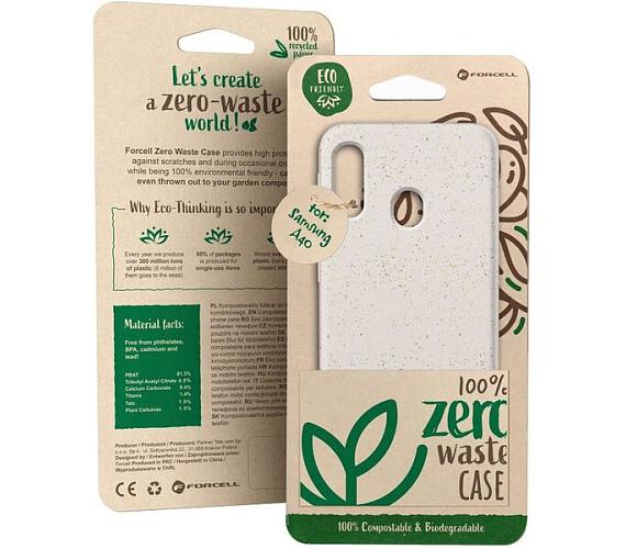 Forcell BIO Zero Waste kryt Samsung Galaxy A40 bílý