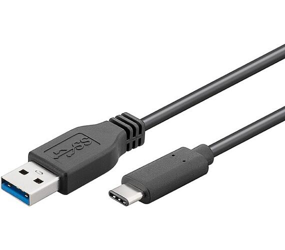 Smarty kabel USB-C - USB 3.0 0,5m černý (ku31ca05bk)