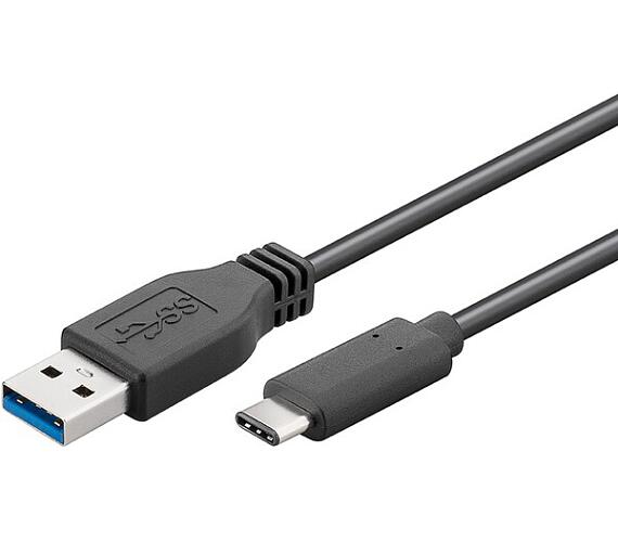 Smarty kabel USB-C USB 3.0 1m černý (ku31ca1bk)