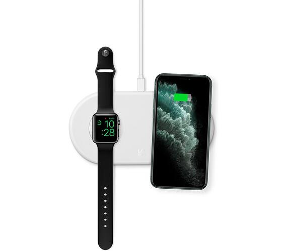 Bezdrátová nabíječka Epico 2v1 pro Apple Watch a iPhone