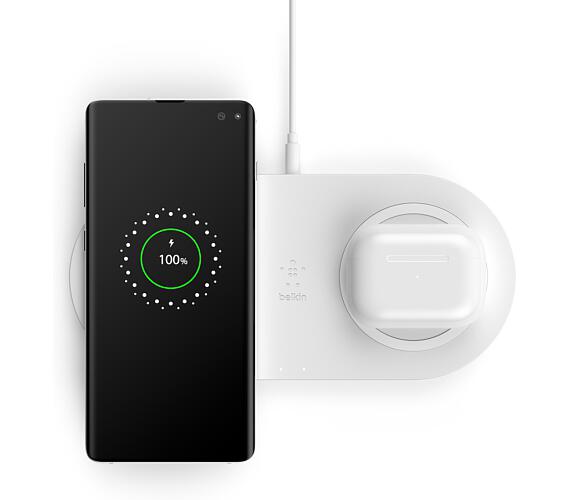 Belkin BOOST CHARGE™ Qi Duální 10W Bezdrátová plochá nabíječka + DOPRAVA ZDARMA