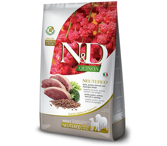 N&D Quinoa Neutered Duck&Broccoli&Asp. Mini