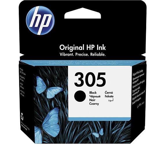 HP inkoustová kazeta 305 černá pro DeskJet 2300