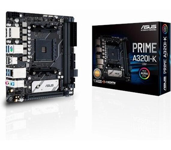 Asus PRIME A320I-K/CSM soc.AM4 A320 DDR4 mini ITX PCIe M.2 HDMI DP (90MB11T0-M0EAYC)