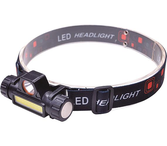 Solight LED čelová nabíjecí svítilna