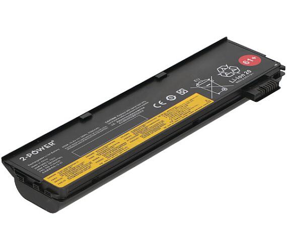 2-Power baterie pro ThinkPad T470 (01AV423 alternative) Baterie do Laptopu 10,8V 5200mAh (CBI3645A)