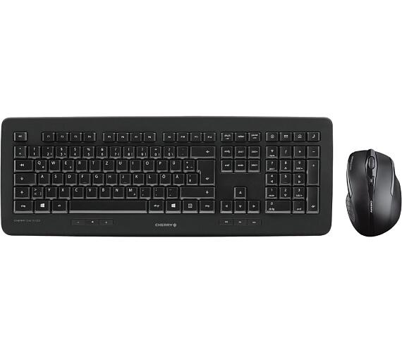 CHERRY set klávesnice + myš DW 5100/ bezdrátový/ USB/ černý/ CZ+SK layout (JD-0520CS-2) + DOPRAVA ZDARMA