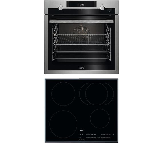 AEG BCE455350M + Indukční deska AEG Mastery IKB64413FB + DOPRAVA ZDARMA