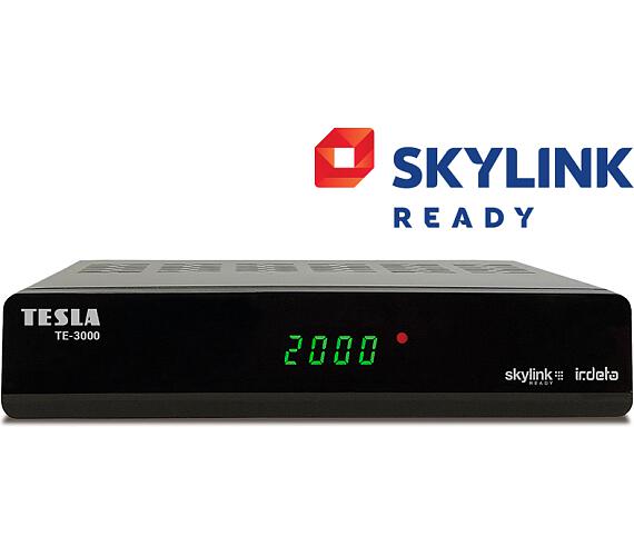 Tesla TE-3000 satelitní přijímač Irdeto Skylink READY + DOPRAVA ZDARMA