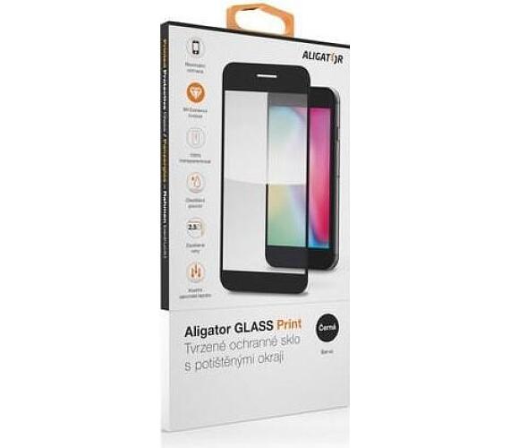 Aligator Ochrana displeje GLASS PRINT iPhone 7 Plus/8 Plus černá