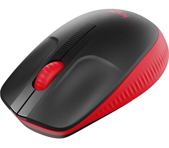 Logitech M190 Full-size wireless mouse - RED - EMEA (910-005908)