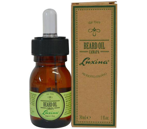 Luxina Beard Oil CANAPA olej pro pokožku a vousy s konopným olejem, 30 ...