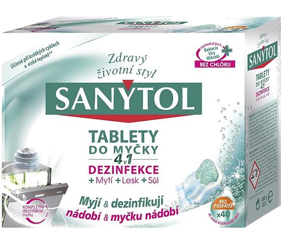 SANYTOL tablety do myky 4v1 40 ks