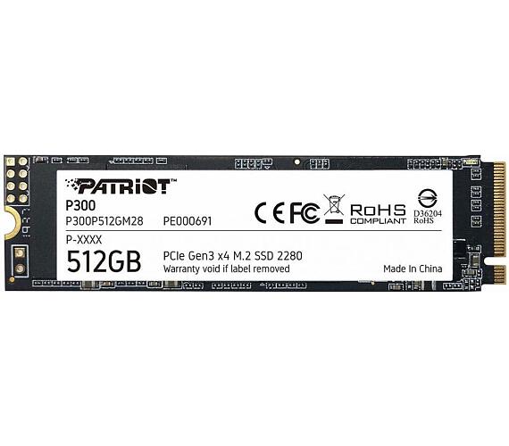 PATRIOT P300 512GB SSD / Interní / M.2 PCIe Gen3 x4 NVMe 1.3 / 2280 (P300P512GM28)