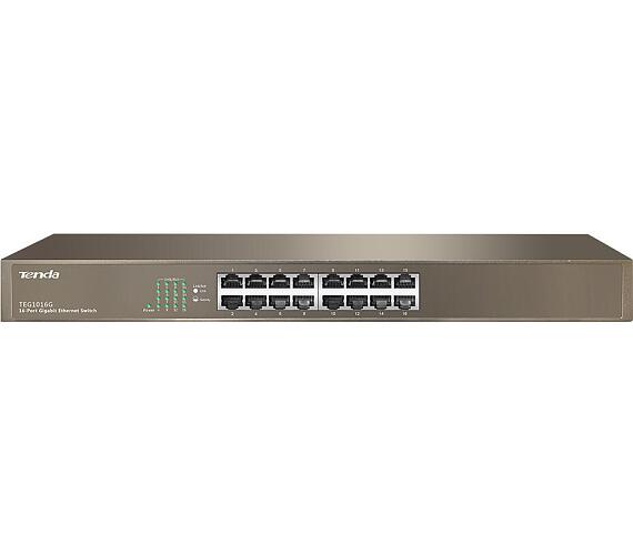 Switch Tenda TEG1016G 16xGigabit Kov, Rackmount
