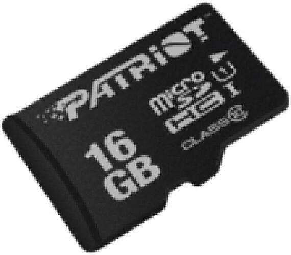 PATRIOT patriot/micro SDHC / 16GB / 80MBps / UHS-I U1 / Class 10 (PSF16GMDC10)