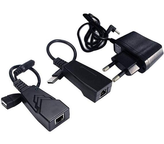 PREMIUMCORD USB 2.0 extender po Cat5/Cat5e/Cat6 do 50m (kuext2)