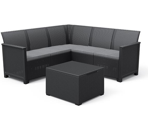 EMMA CORNER set - grafit Keter