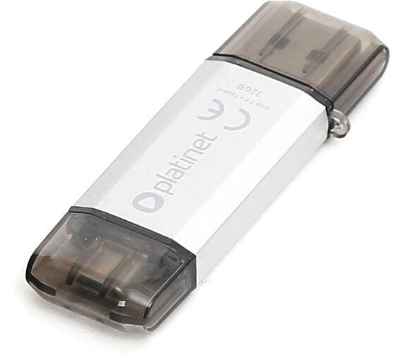 Platinet PENDRIVE USB 3.0 + Type-C 32GB SILVER [45454] (PMFC32S)