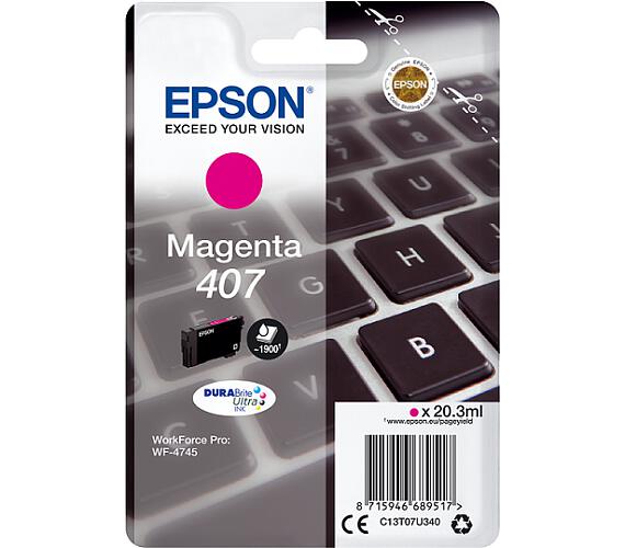 Epson EPSON WF-4745 Series Ink Cartridge L Magenta (C13T07U340)