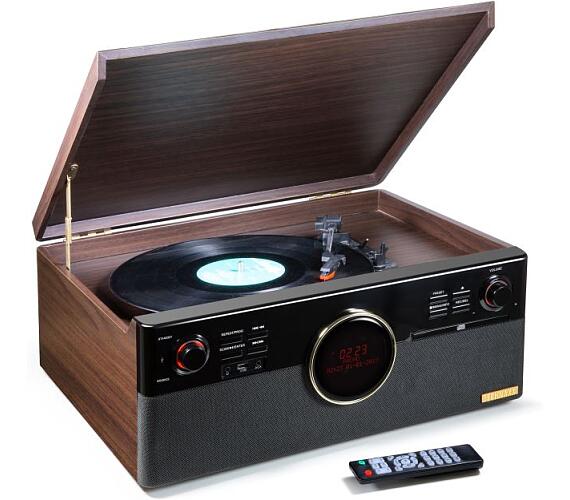 Technaxx Bluetooth přehrávač CD/gramofon/kazeta