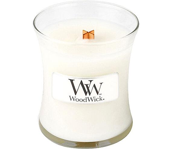WoodWick Linen vonn svka s devnm knotem 85 g