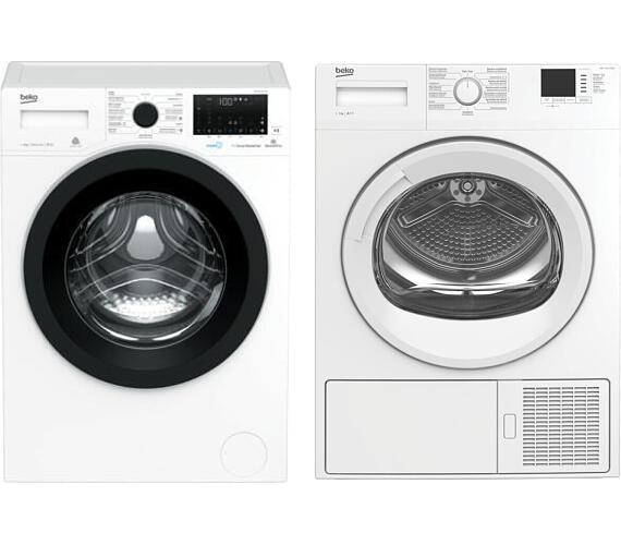 BEKO WUE 6636 CSX0A + Sušička BEKO HDF7412CSRX SLIM + DOPRAVA ZDARMA
