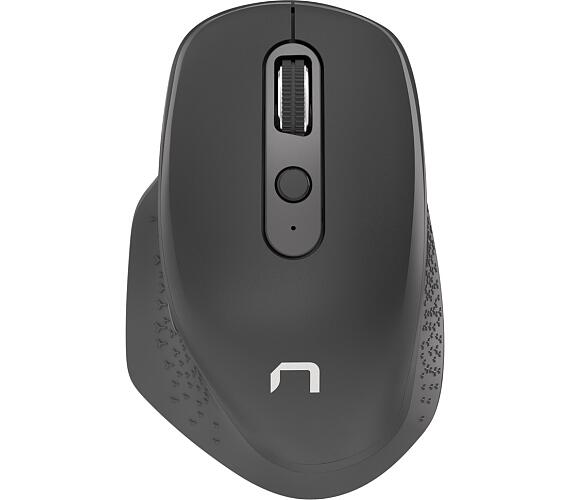 NATEC natec optická myš FALCON/Kancelářská/Optická/Pro praváky/3 200 DPI/Bezdrátová Bluetooth/Černá (NMY-1610)