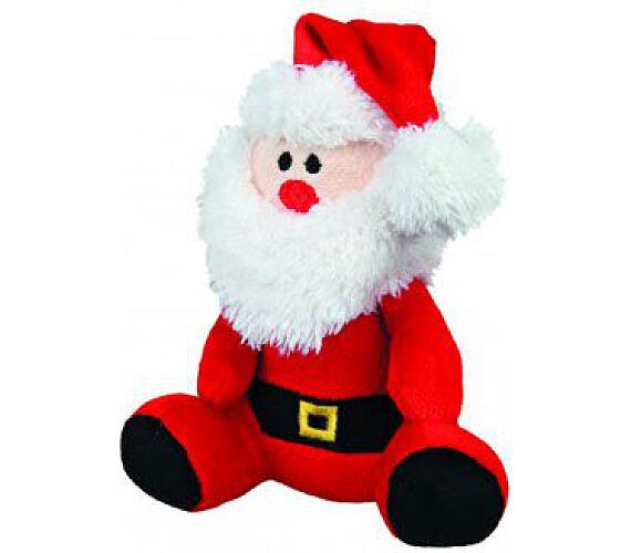 Vánoční hračka pes Santa se šálou plyš 20cm Trixie