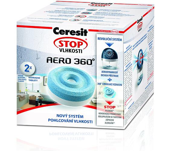 Ceresit STOP VLHKOSTI AERO 360° náhradní tablety 2v1 (2x450g)