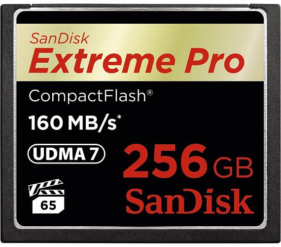 Sandisk Extreme Pro CF 256 GB 160 MB/s VPG 65