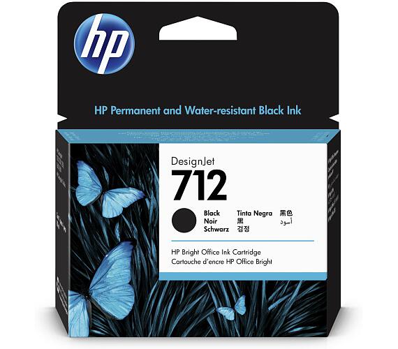 HP 712 Inkoustová náplň černá (80ml)
