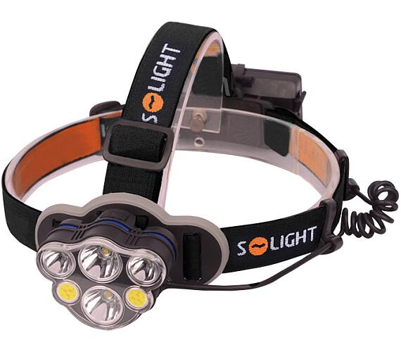 Solight LED čelová nabíjecí svítilna 550